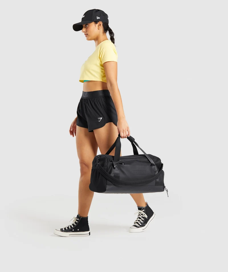 Gymshark Italic Graphic Crop Top - Yellow