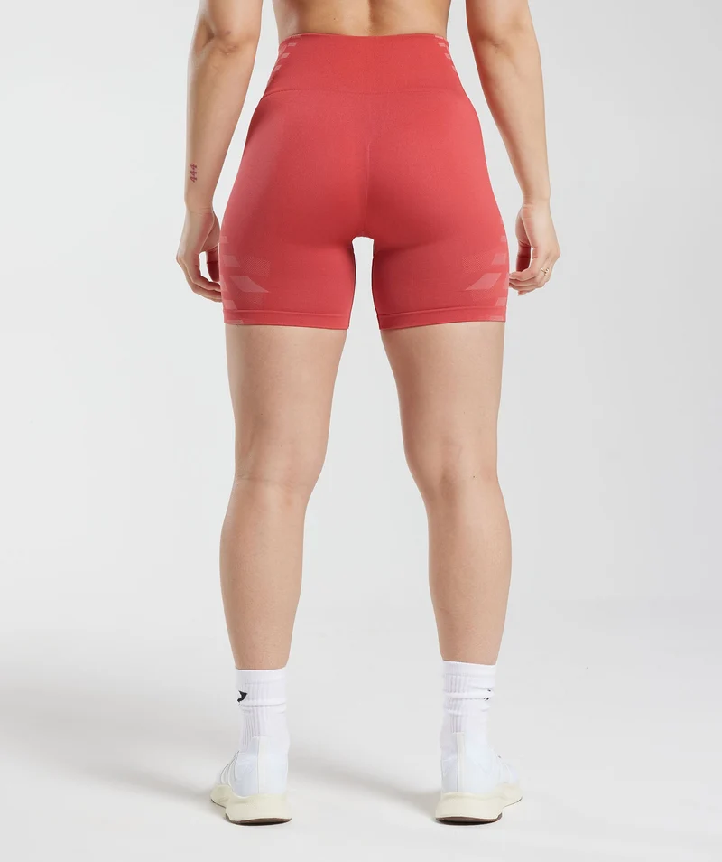 Gymshark Apex Limit Shorts - Sundried Red/Terracotta Pink