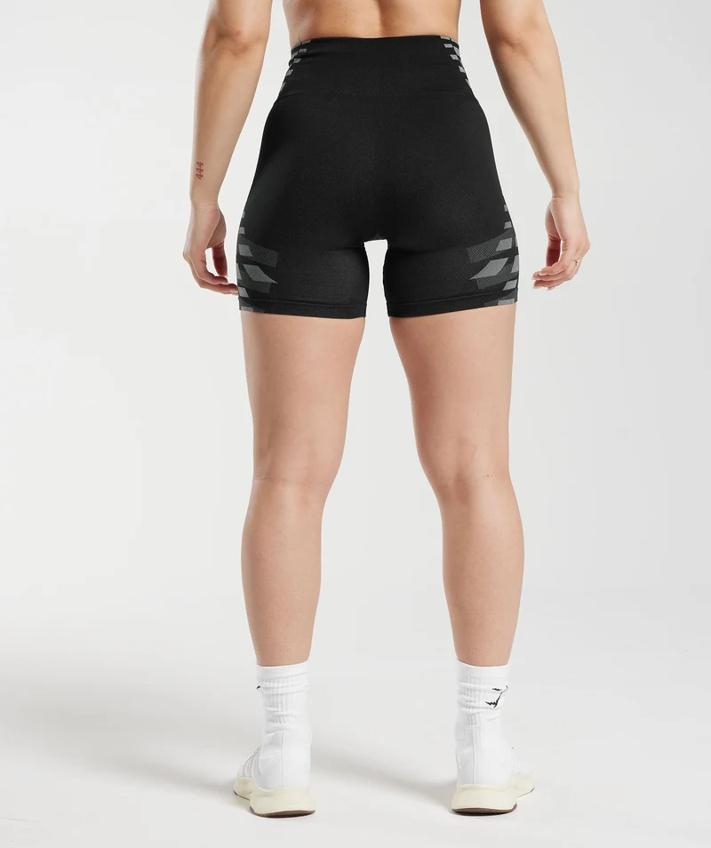 Gymshark Apex Limit Shorts - Black/Light Grey