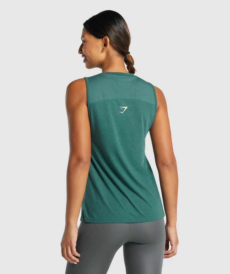 Gymshark Animal Graphic Infill Tank - Green