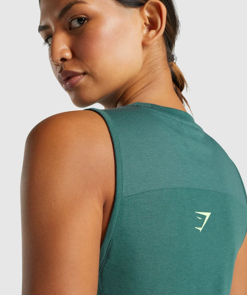 Gymshark Animal Graphic Infill Tank - Green