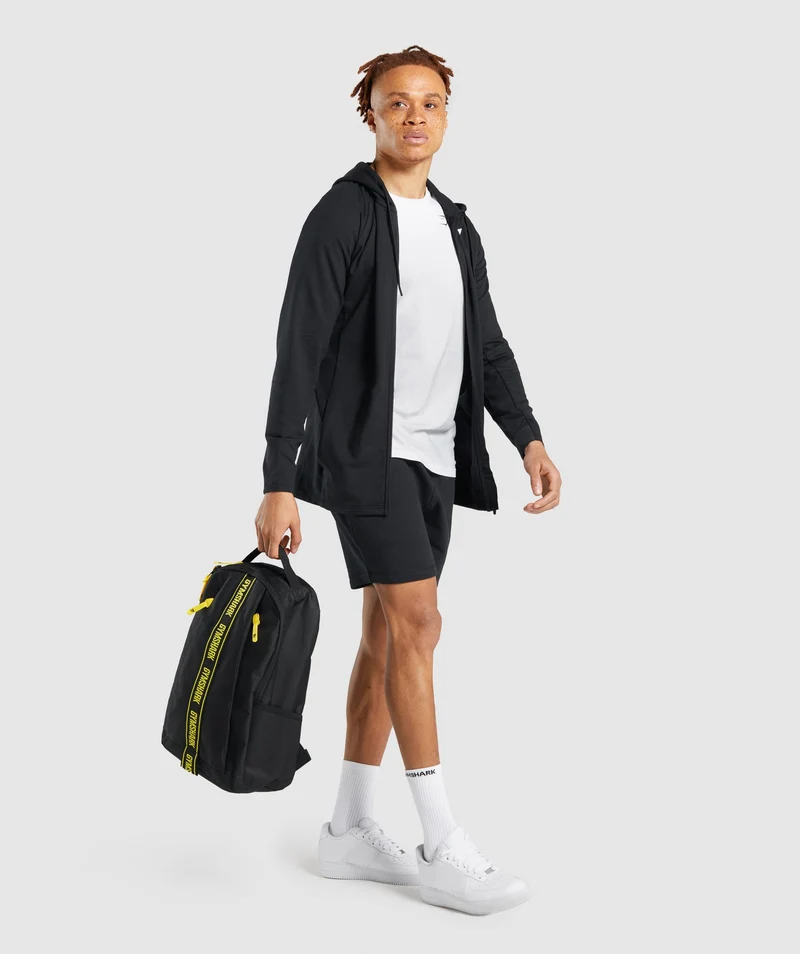 Gymshark Taped Logo Backpack - Yellow