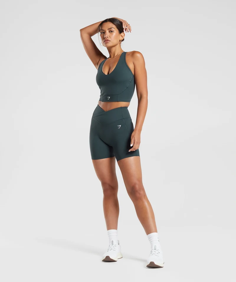 Gymshark Crossover Shorts - Darkest Teal