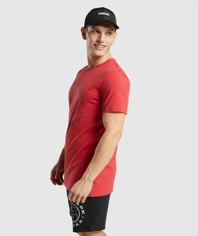 Gymshark Legacy T-Shirt - Red