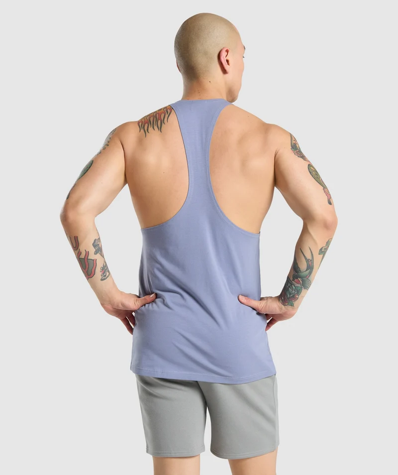 Gymshark Legacy Stringer - Light Blue