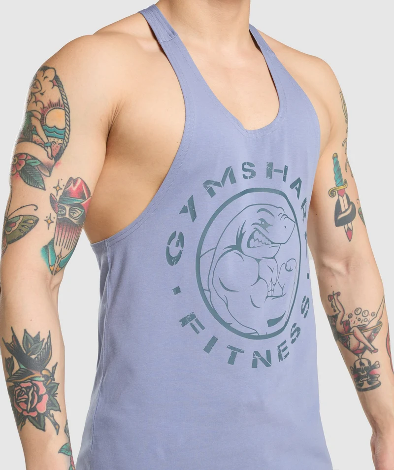 Gymshark Legacy Stringer - Light Blue