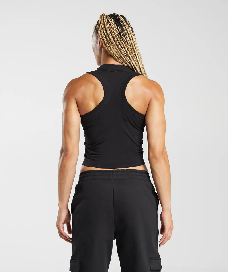 Gymshark Legacy Midi Tank - Black