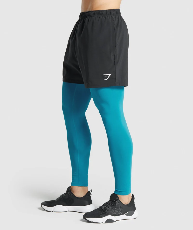 Gymshark Element Baselayer Leggings - Blue