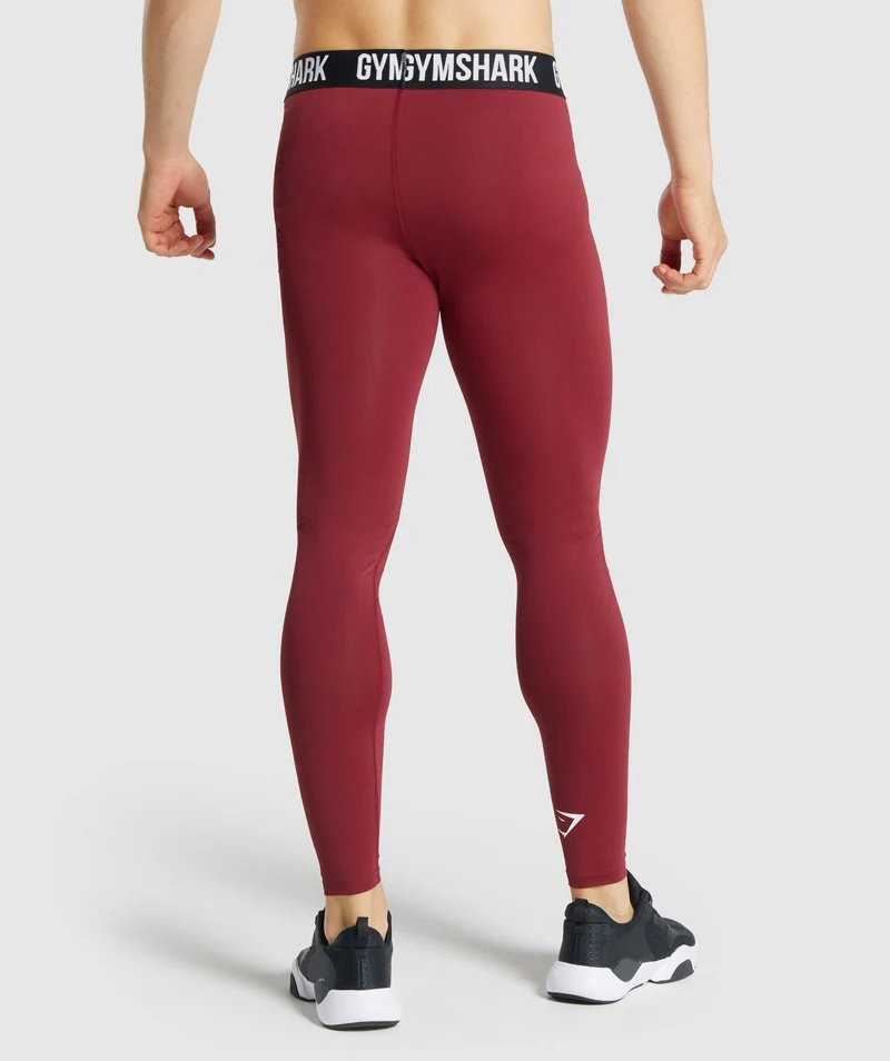 Gymshark Element Baselayer Leggings - Burgundy