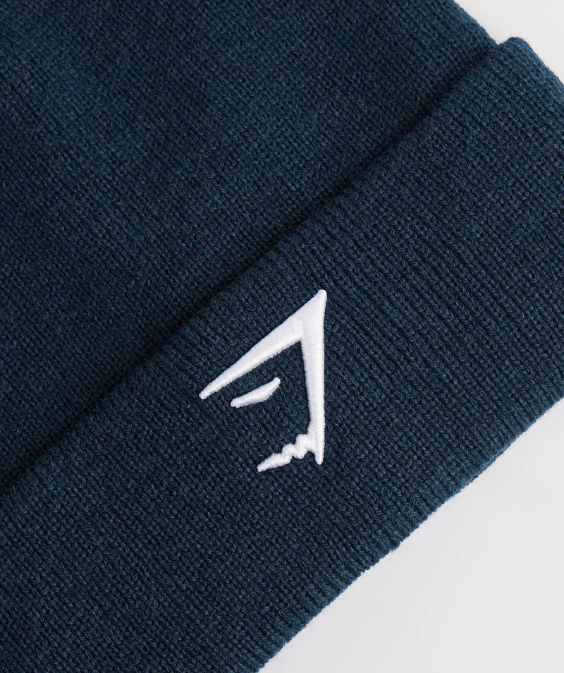 Gymshark Sharkhead Beanie - Navy