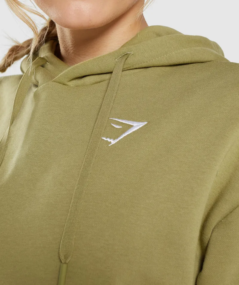 Gymshark Training Oversized Hoodie - Griffin Green