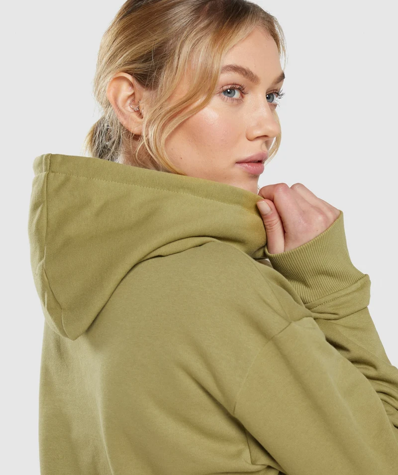 Gymshark Training Oversized Hoodie - Griffin Green