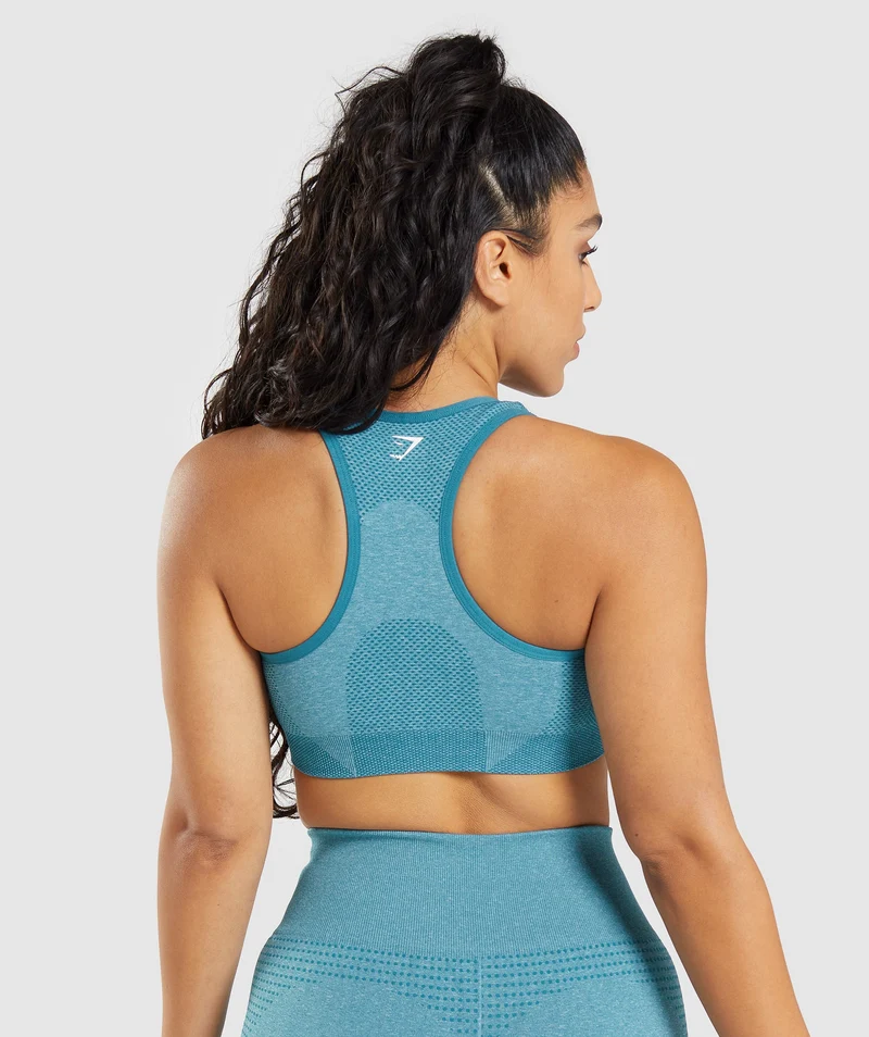 Gymshark Vital Sports Bra - Tahoe Teal Marl