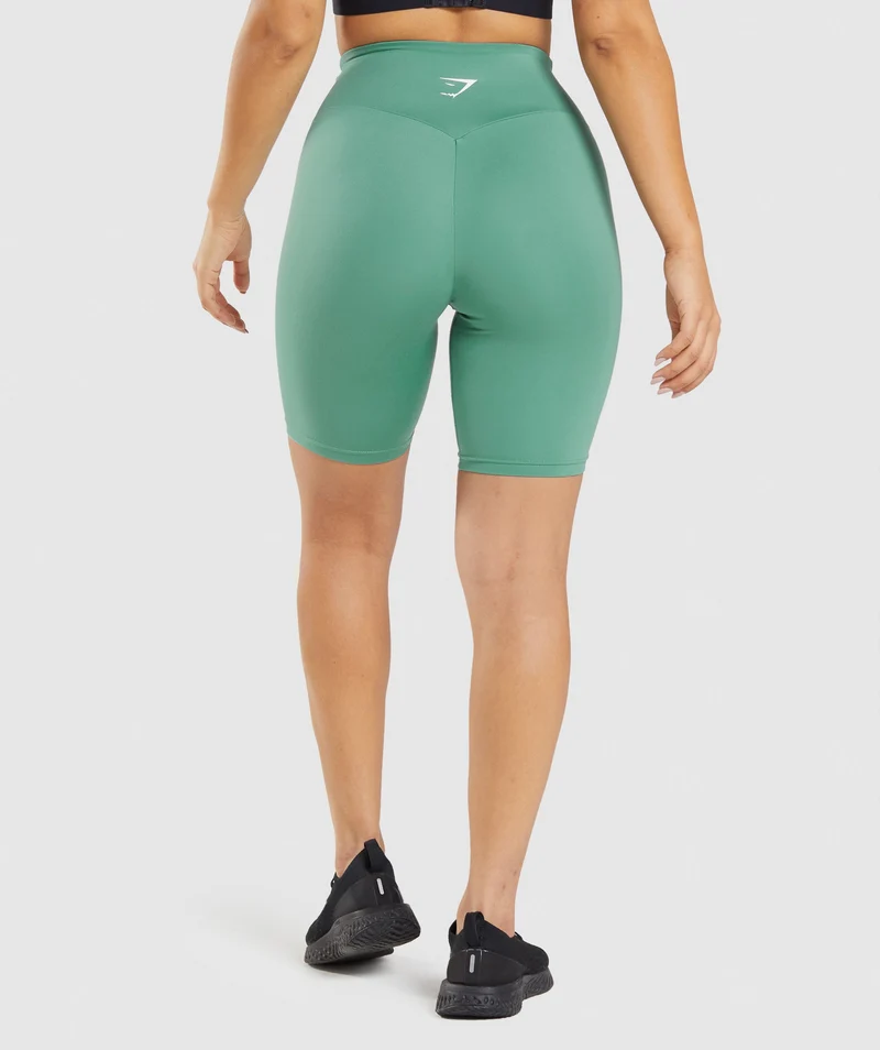 Gymshark Training Cycling Shorts - Alpine Green