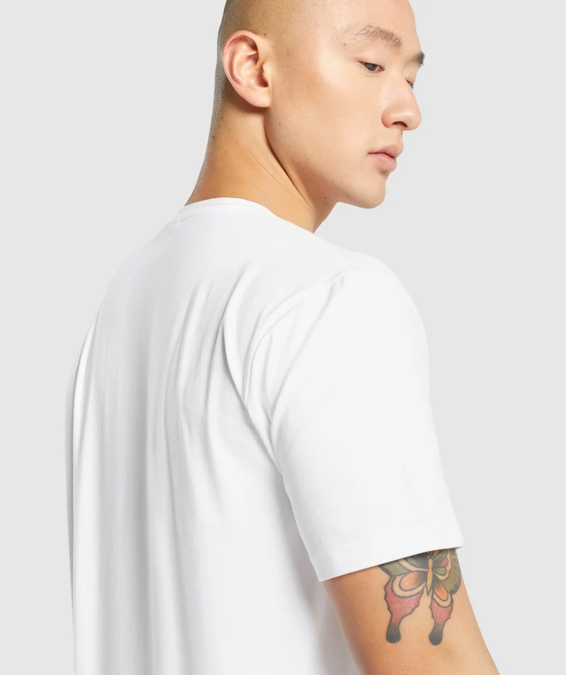 Gymshark Pre-Workout T-Shirt - White