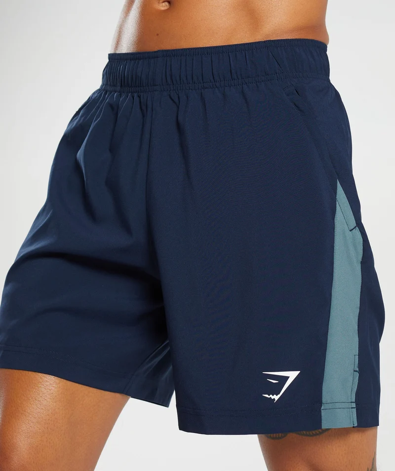 Gymshark Sport 7" Shorts - Navy/Denim Teal