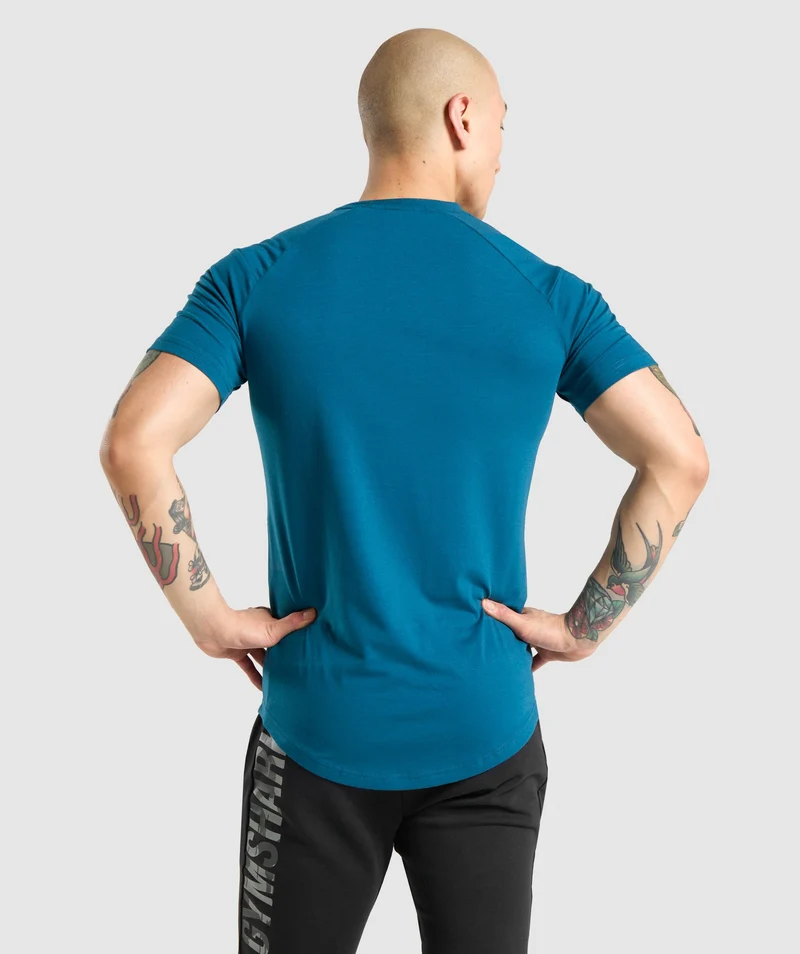 Gymshark Bold T-Shirt - Teal/Camo