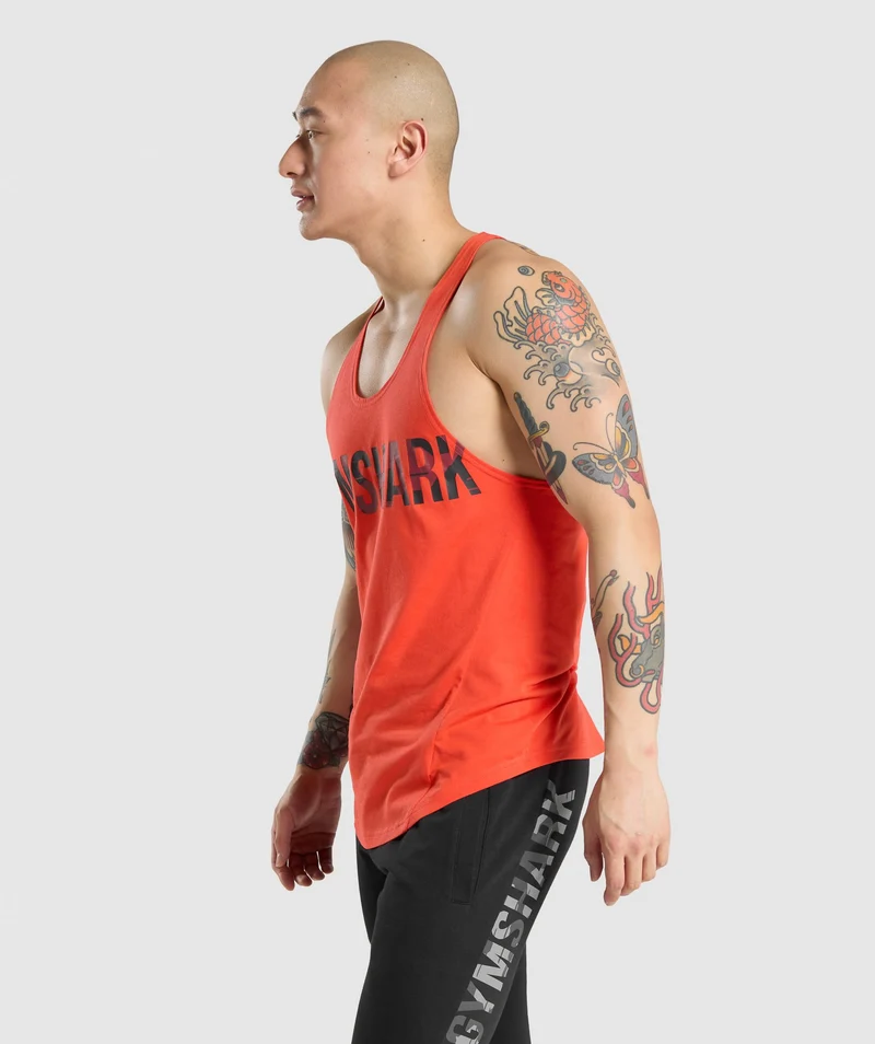 Gymshark Bold Stringer - Orange/Camo