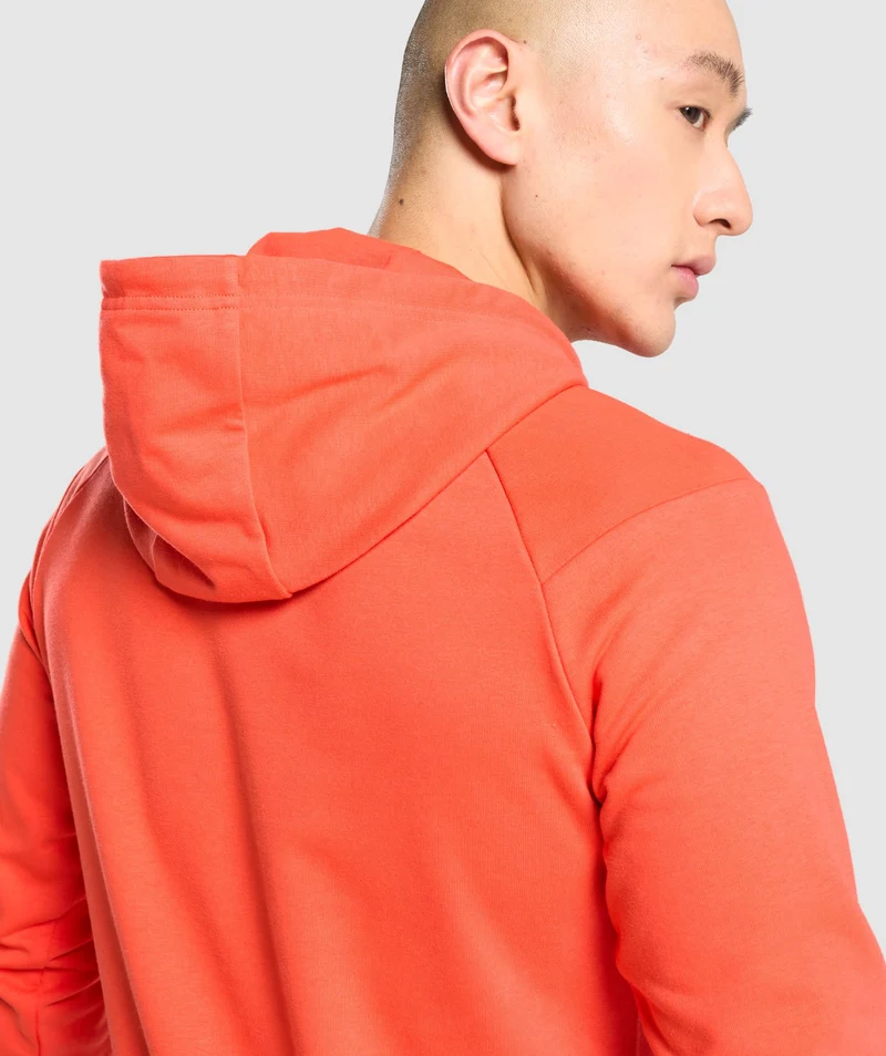 Gymshark Bold Hoodie - Orange/Camo