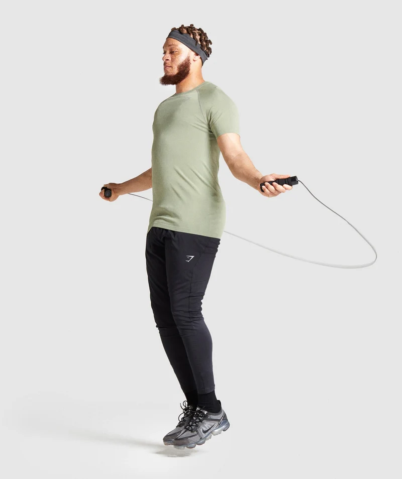 Gymshark Aspect Lightweight Seamless T-Shirt - Light Green