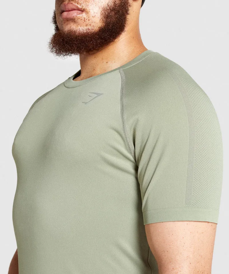 Gymshark Aspect Lightweight Seamless T-Shirt - Light Green
