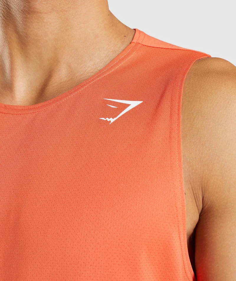 Gymshark Arrival Tank - Papaya Orange