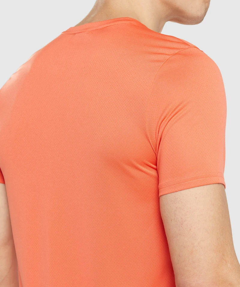 Gymshark Arrival Graphic T-Shirt - Papaya Orange