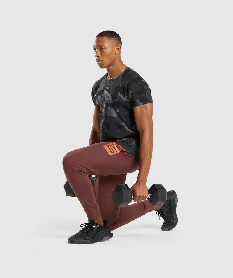 Gymshark Bold T-Shirt - Grey Print
