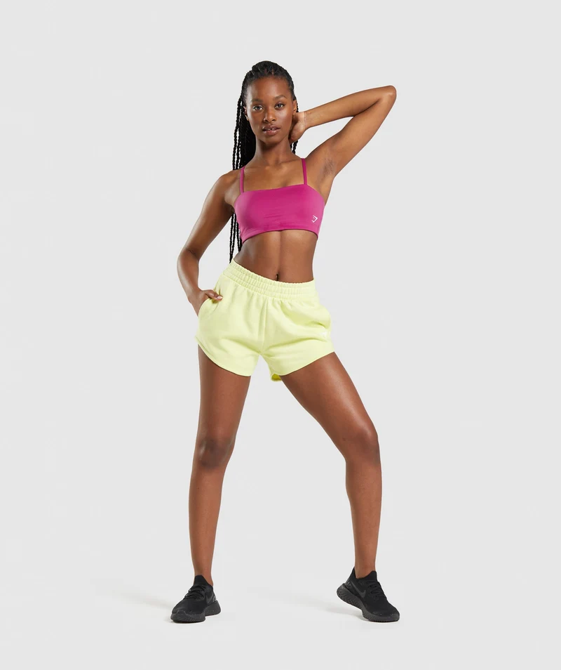 Gymshark Bandeau Sports Bra - Dragon Pink