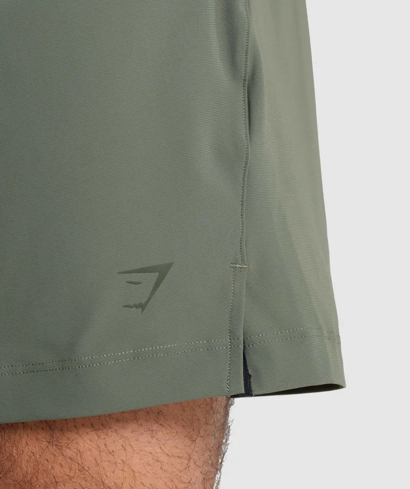 Gymshark Hybrid 6" Shorts - Core Olive