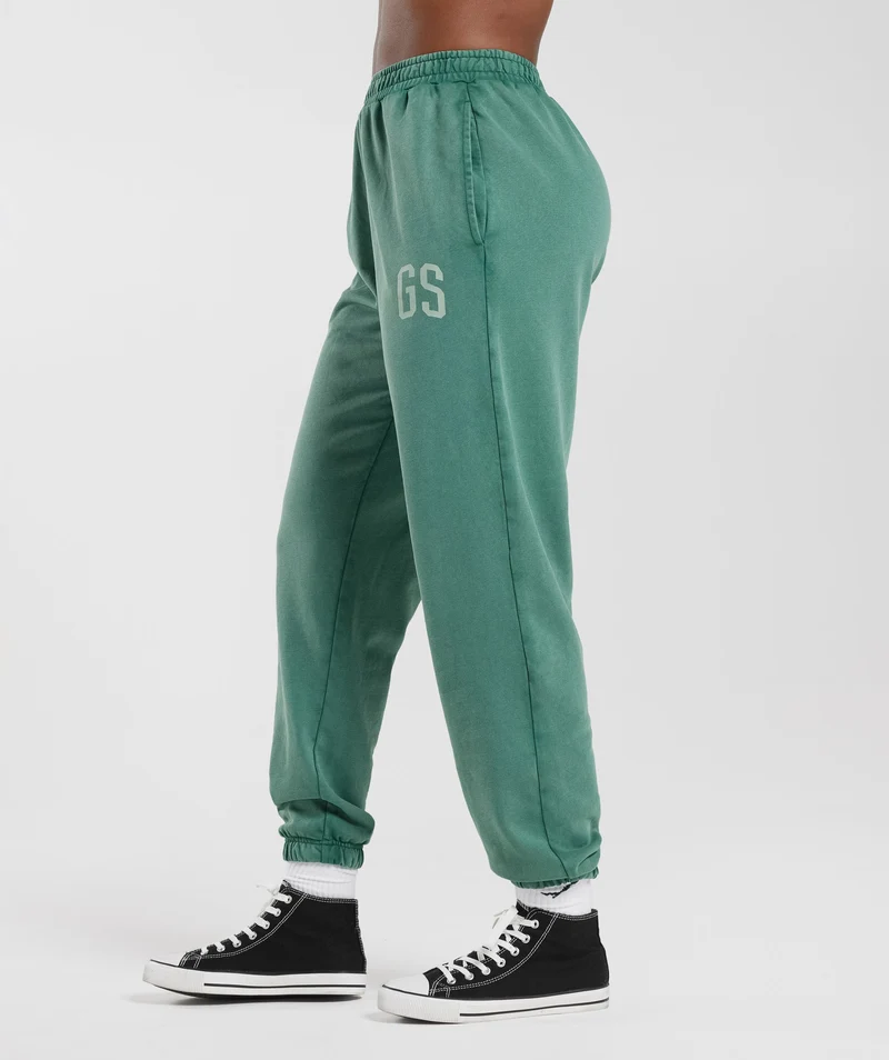 Gymshark Collegiate Joggers - Ink Teal