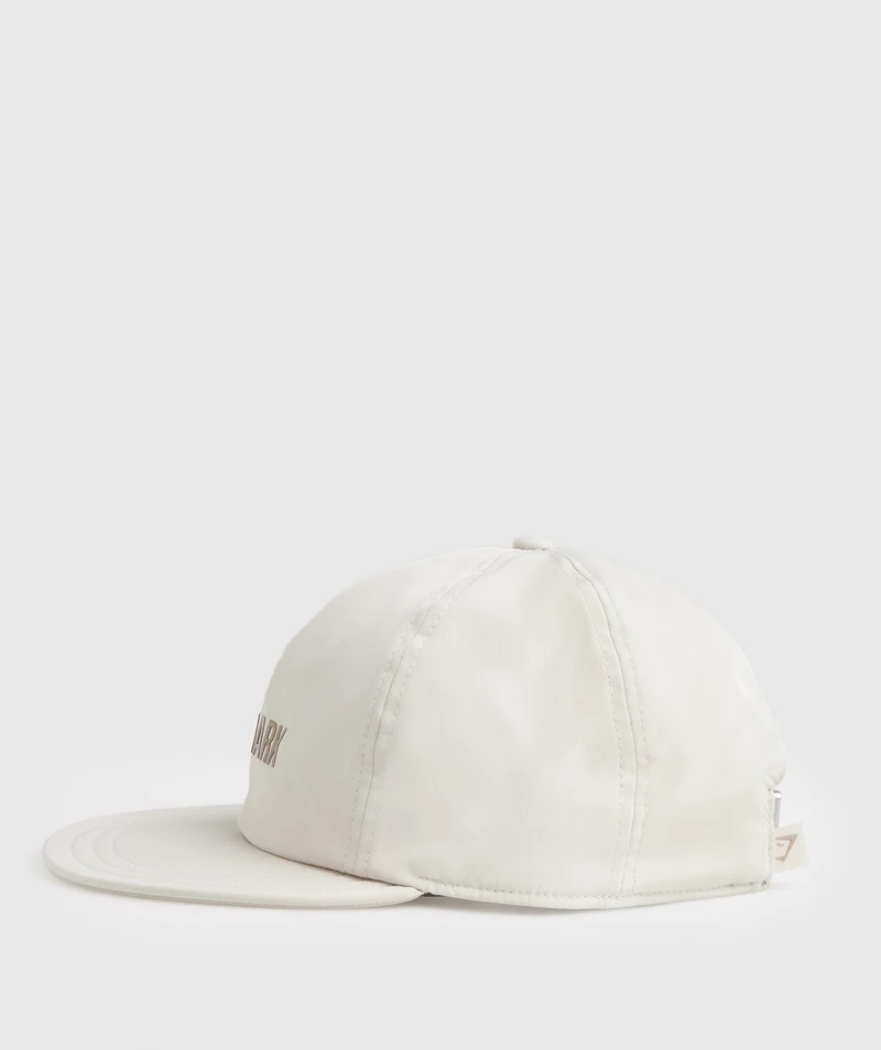 Gymshark Flat Peak Cap - Pebble Grey