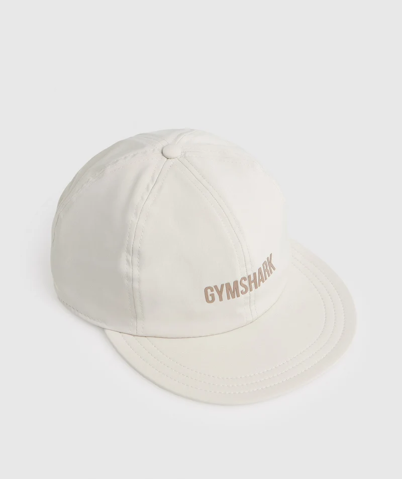 Gymshark Flat Peak Cap - Pebble Grey