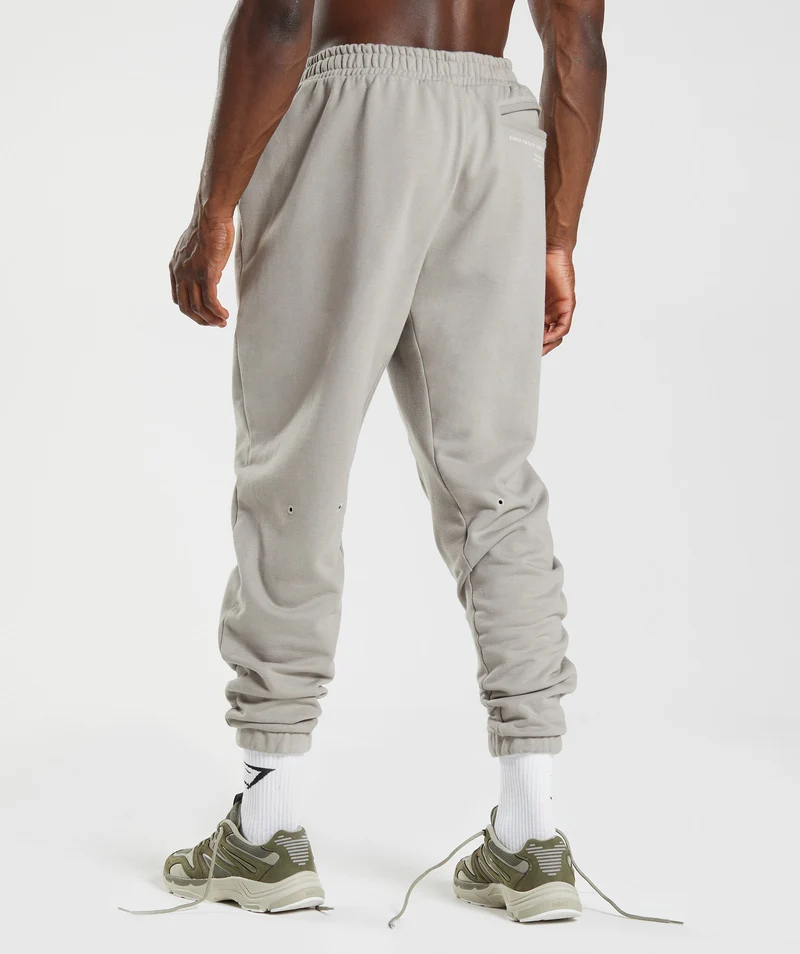 Gymshark GS10 Year Joggers - Ecru Brown