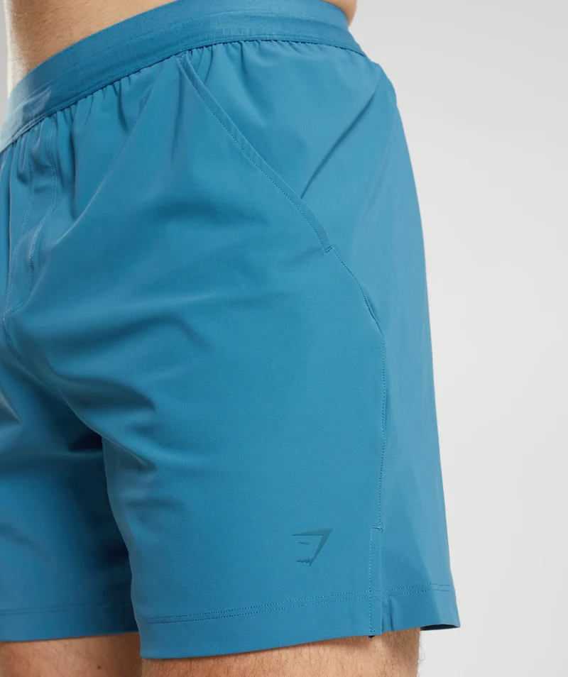 Gymshark Hybrid 6" Shorts - Lakeside Blue
