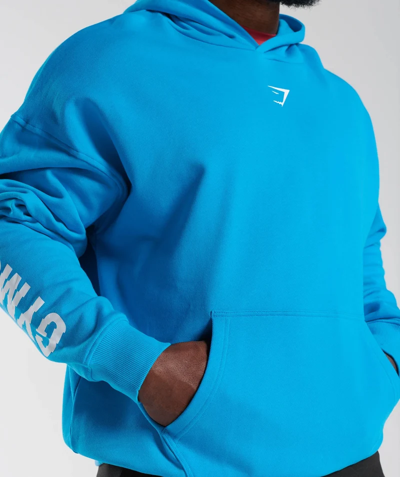 Gymshark Slice Hoodie - Electric Blue