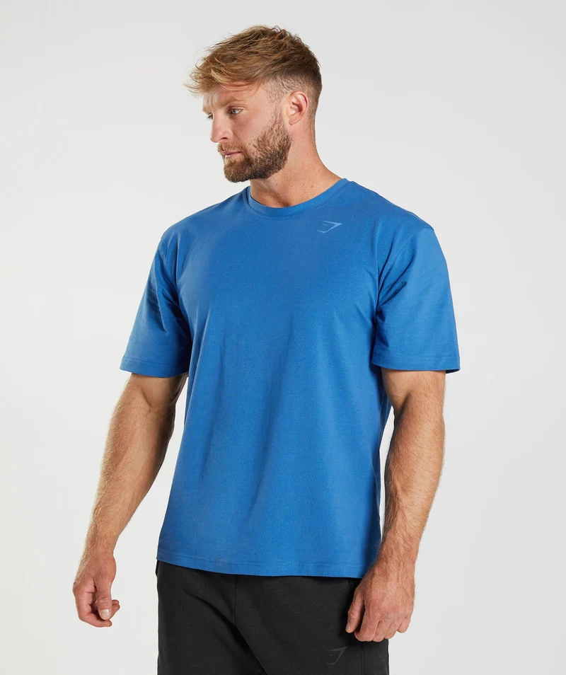 Gymshark Power T-Shirt - Lakeside Blue