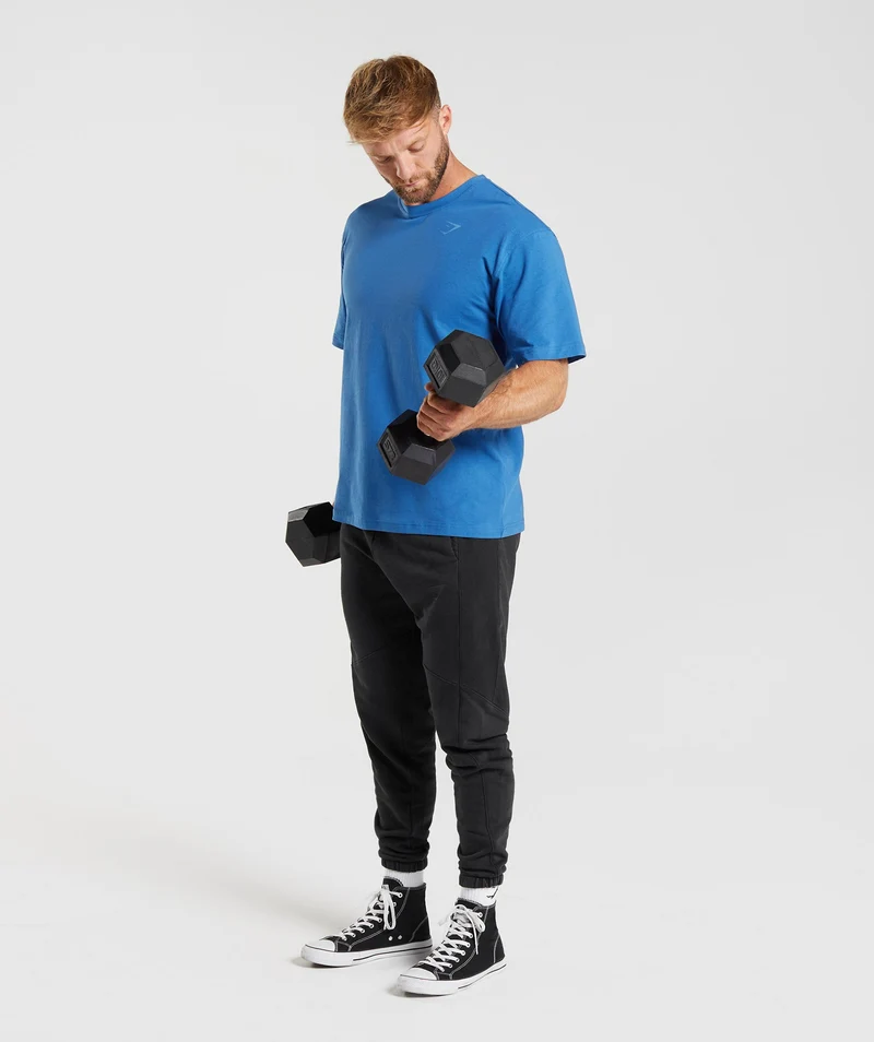 Gymshark Power T-Shirt - Lakeside Blue