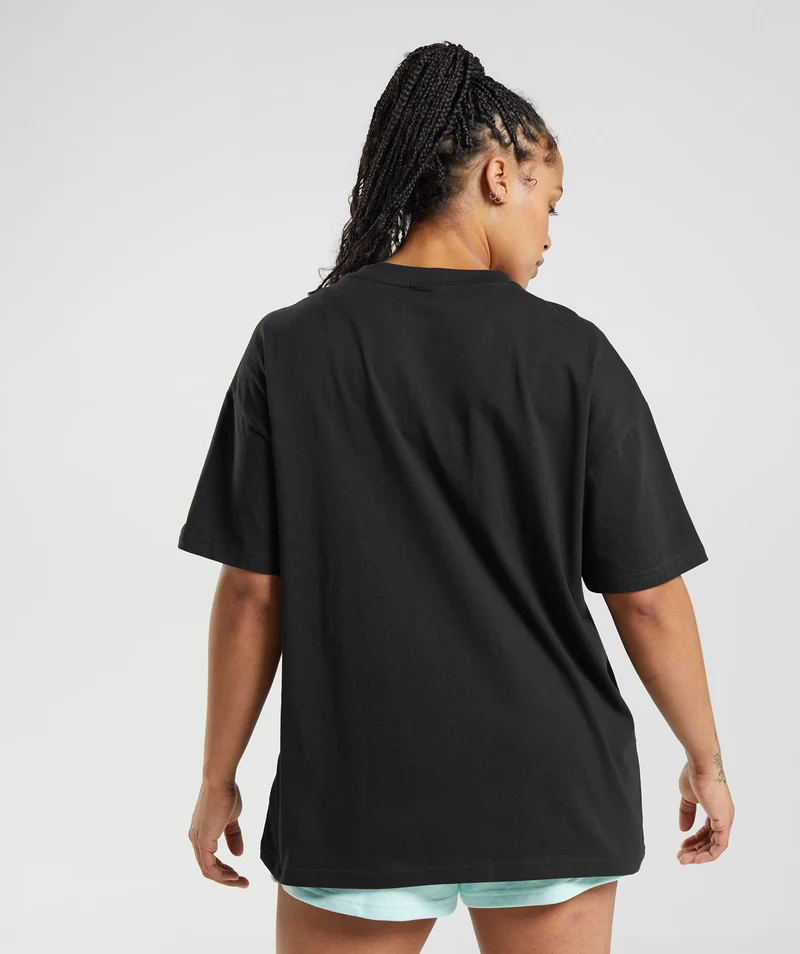 Gymshark Legacy Oversized T-Shirt - Black