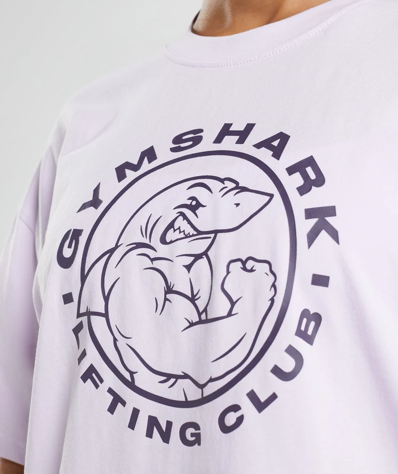 Gymshark Legacy Oversized T-Shirt - Faded Lilac