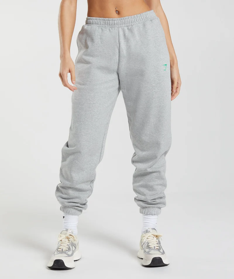 Gymshark Maxed Out Joggers - Light Grey Marl