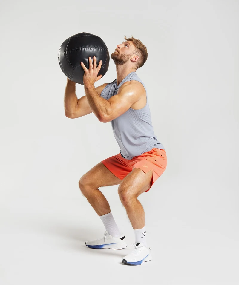 Gymshark Apex 7" Hybrid Shorts - Solstice Orange