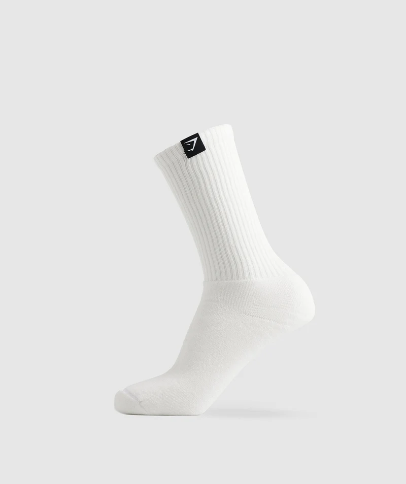 Gymshark Premium Combed Cotton Single - White