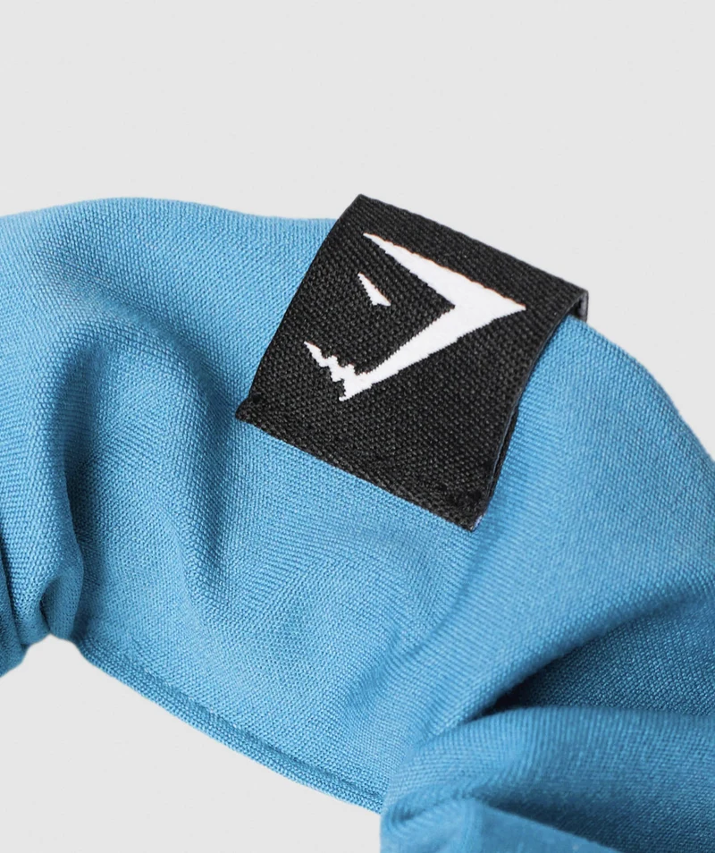 Gymshark Scrunchies 3pk - Pearl Blue/Coastal Blue/White