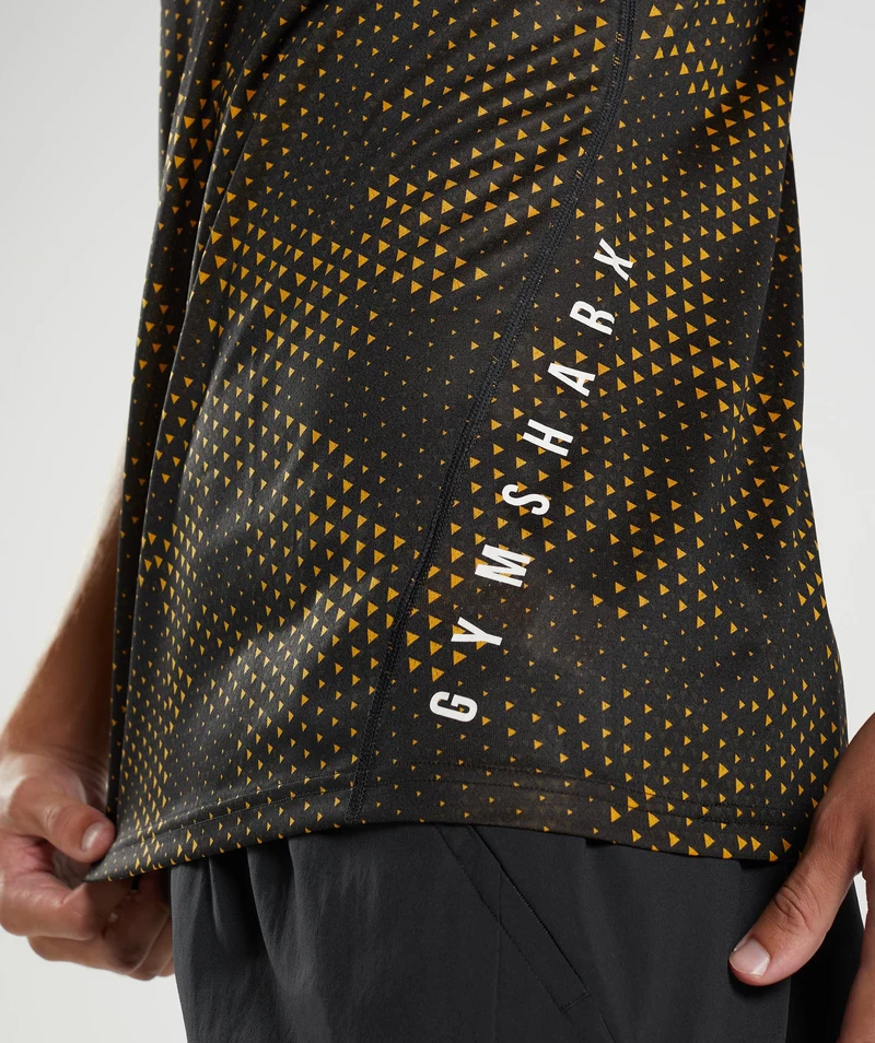 Gymshark Sport T-Shirt - Turmeric Yellow Print