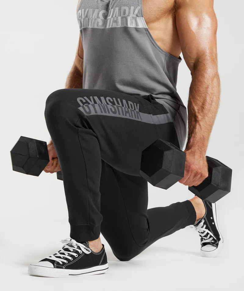 Gymshark Bold React Joggers - Black