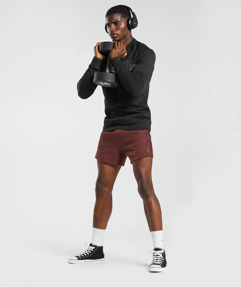 Gymshark Bold React 5" Shorts - Cherry Brown