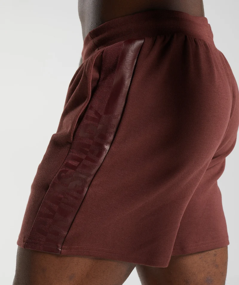 Gymshark Bold React 5" Shorts - Cherry Brown