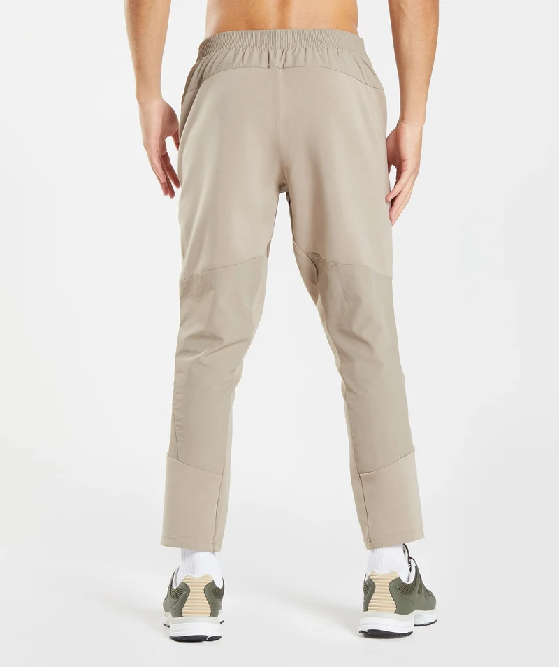 Gymshark Retake Woven Joggers - Cement Brown