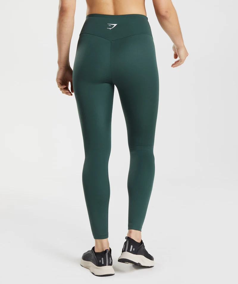 Gymshark Training Leggings - Obsidian Green